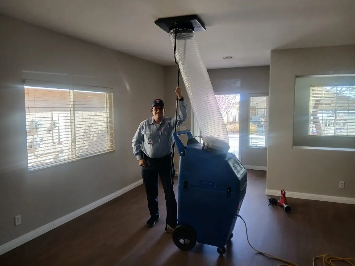 Professional Dryer Vent Cleaning work inside a Pitman home
